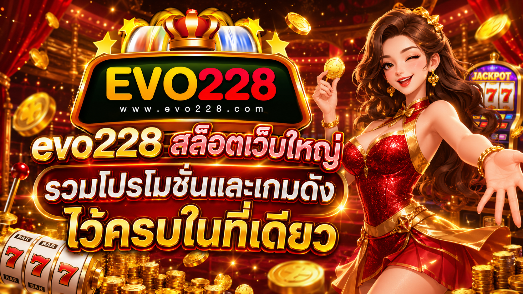 evo228 สล็อตเว็บใหญ่ รวมโปรโมชั่นและเกมดังไว้ครบในที่เดียว​